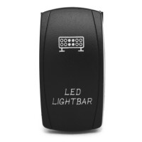 Переключатель клавишный «LED LIGHT BAR 2» (синяя подсветка)