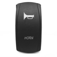 Переключатель клавишный «HORN» (синяя подсветка)