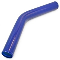 Алюминиевая труба ∠45° Ø64 мм (длина 600 мм) (синий)